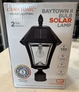 Gama Sonic Baytown Ii Black Outdoor Solar Led Landscape Post Light (105B033) New. Fixed Price $79.87.