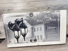 New-hampton Bay Twin Pack 1-LIGHT Weathered Black Outdoor Lantern. Fixed Price $48.99.