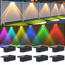 8PACK Led Solar Fence Lights Deck Wall Stair Step Outdoor Garden Decor Lamp. Fixed Price $22.99.