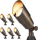 Solid Brass Outdoor Landscape Spotlights, 12V Heavy Duty Low Voltage Led. Fixed Price $287.99.