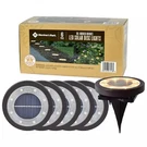 6-PIECE Oil-rubbed Bronze Led Solar Garden/pathway Disc Lights -buy More & Save!. Fixed Price $29.76.