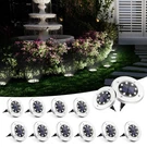 Solpex Solar Ground Lights, 12 Outdoor Pack, White. Fixed Price $57.71.