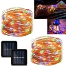2X 100 Solar Led Night Outdoor Landscape String Lights Twinkle. Fixed Price $13.55.