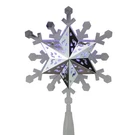 Kurt Adler 9.25" Led White And Blue Rotating Christmas Snowflake Tree Topper. Fixed Price $46.61.