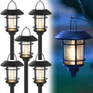 6 Pack Dual Use Solar Path Lights Outdoor, Hanging Lantern Garden W. Fixed Price $69.49.