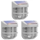 Energetic Solar Powered Garden Lights With Dusk To Dawn Sensors, Gray, 3 Pack. Fixed Price $36.03.