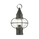 Livex Lighting 26902 Newburyport 15" Tall Outdoor Single Head - Charcoal. Fixed Price $349.96.