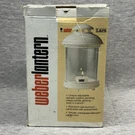 Vintage Weber Lars White Candle Lantern Complete W/box Hang & Stake - 1984 Nos. Fixed Price $26.85.