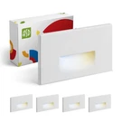 Led Recessed Step Fixture Outdoor Indoor Stair Tread Lighting 3CCT Dim. Fixed Price $83.99.