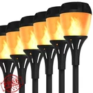 Foxflame Solar Path Lights Flickering Led 6 Pack Waterproof. Fixed Price $88.99.