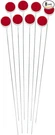 Weather Resistant & Rust Proof Red Metal Post Reflective Driveway Marker - 36". Fixed Price $39.99.