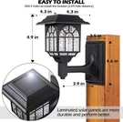 Lamparas Luces Solares Exteriores Inalambricas Led Luz De Pared 2PACK. Fixed Price $29.26.
