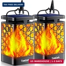 Tomcare Solar Lanterns Outdoor Upgraded Flickering Flame Waterproof Hanging. Fixed Price $40.12.