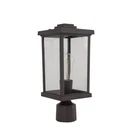 Craftmade Resilience Light Post Mount, Bronze/clear ZA2415-BZ-C. Fixed Price $84.99.