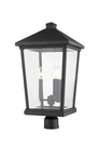 Z-lite 568PHXLR Beacon 3 Light 24" Tall Outdoor Single Head Post Black. Fixed Price $569.50.