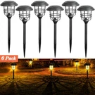 Solar Led Pathway Lights Set Outdoor Yard Garden Walkway Lamp 6 Packs. Fixed Price $19.99.