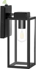 Large Outdoor Wall Light, 16 Inch 20 With Sensor, Black. Fixed Price $74.98.