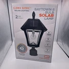 Gama Sonic Baytown Ii Black Outdoor Solar Led Landscape Post Light (105B033). Fixed Price $93.30.