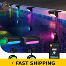 Linkind Smart Solar Pool Lights, Rgbw Led, Dual-zone Control, 2-PACK. Fixed Price $128.99.