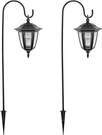 Maggift 34 Inch Solar Lanterns With Shepherd Hooks Outdoor Garden Lights White. Fixed Price $31.49.