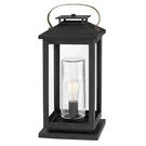 Hinkley Lighting Atwater Outdoor Pier Mount, Black/clear 1167BK-LL. Fixed Price $465.00.