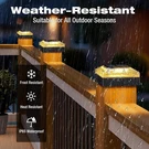 4X4 Solar Post Cap Lights Outdoor Fence Waterproof Deck. Fixed Price $29.99.