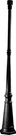 Quorum 71-73-15 Light Post 73" Outdoor In Gloss Black. Fixed Price $360.00.