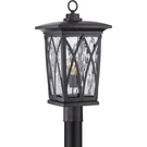 Quoizel GVR9010 Black Grover 1-LIGHT Outdoor Post. Fixed Price $389.99.