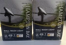 2-HAMPTON Bay Led Color Changing Wall Wash Light 410 Lums Low Voltage Black New. Fixed Price $45.99.