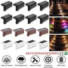 Outdoor Solar Led Deck Lights Garden Patio Pathway Stairs Step Fence Lamp. Fixed Price $75.99.