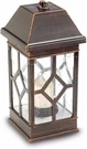 Smart Solar Powered Candle Lantern 15" Antique Bronze. Fixed Price $69.99.