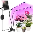 Solar Plant Grow Light With Battery Run Day/night, 2 Heads 40 Led Clip On Ful.... Fixed Price $57.81.