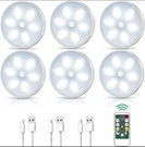 Led Closet Lights Motion Sensor Puck Light, Usb Rechargeable Battery Power. Fixed Price $38.99.