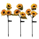 Solar Sunflower Bush By Fox River Creations, Set Of 3. Fixed Price $34.99.