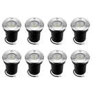 Junview 8PACK Landscape Lights Led Well 6W 12V-24V Ground IP67 Wat. Fixed Price $79.10.