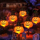 6 Pack Solar Jack Lantern Stake String Lights - Orange Halloween Pathway De.... Fixed Price $28.80.