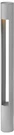 Hinkley Atlantis 20 1/4"H Titanium Landscape Bollard Light. Fixed Price $189.00.