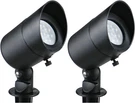 Lumina 4W Led Landscape Lights Waterproof Outdoor Low Voltage 3 Black 2PK. Fixed Price $67.78.