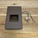 Wac Lighting WL-LED200F Ledme 5" Tall Step And Wall Bronze / Red. Fixed Price $17.72.