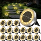 Mini Solar Ground Lights Outdoor 16 Pack Waterproof Upgraded Anti-rust Fla. Fixed Price $121.94.