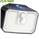 Claoner 168 Led Solar Power Wall Light Pir Motion Sensor Outdoor Security Lamp. Fixed Price $8.99.