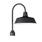 Black One Light Post Lantern From The Pier Collection. Fixed Price $194.00.