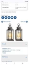 Lot # RQ2828: Aytpu Pack Hanging Solar Lanterns Glass Lights Outdoor.... Fixed Price $52.00.