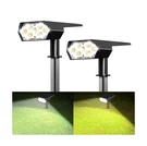 Laliled Solar Spotlights Outdoor, 2-IN-1 Warm And Cool White Lighting Modes, .... Fixed Price $25.99.