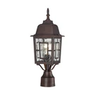 Nuvo 60-4928 Light 17" Outdoor Bronze Post Lantern W/ Clear Water Glass. Fixed Price $56.31.