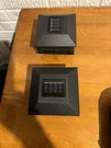 Solar Cap Blk Plastic Patriot Lighting (fits 4X4 Post)-no Box-never Used. Fixed Price $30.00.