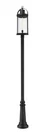 Roundhouse 1-LIGHT Outdoor Post Mounted Fixture In Black. Fixed Price $2442.00.