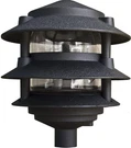 Dabmar Lighting D5000-B Pagoda Fixture 3 Tier Incand 120V Light, Black Finish. Fixed Price $135.40.