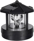 Solar Lighthouse With 360 Rotating Beacon, 4.33 X 4.13 Outdoor Led Gar. Fixed Price $21.25.