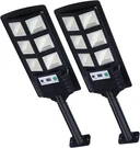 New -2 Pack Solar Street Lights Outdoor, Motion Sensor, Dusk To Dawn, Waterproof. Fixed Price $19.99.